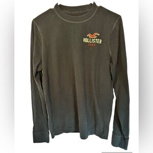 Hollister Mens long sleeve blue shirt size medium